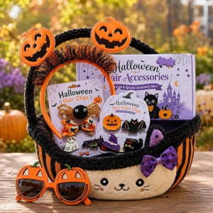 GOCASMUS 10PCS Halloween Hair Accessories