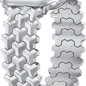 Moolia Luxury Bling Diamond Band Compatible with Apple Watch 42/41/40/38mm，Y-Shaped Metal Link with Crystals Women Replacement for iWatch Series 11 10 9 8 7 6 5 4 3 2 1 SE/Ultra(1/2/3), Silver