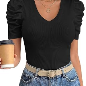 UNCLECAT Puff Short Sleeve Tops