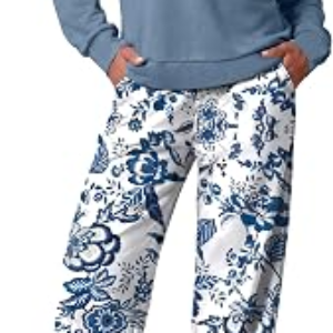 WIHOLL Long Sleeve 2 Piece Lounge Set