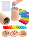 ErieCrest Wooden Montessori Toys for 1, 2,3 Year Old
