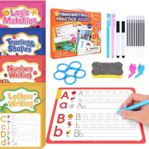 Reusable Grooved Handwriting Practice Books for Kids 5-8