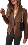 PRETTYGARDEN Faux Suede Jackets