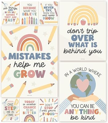 Motivational Poster for Classroom Decor Teacher Must Haves School Posters