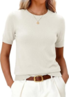 ANRABESS Short Sleeve Sweater