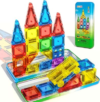 IGIVI Mini Magnetic Tiles Travel Set with Car