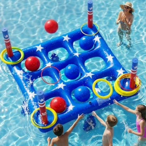 WONOVATE Inflatable Pool Tic Tac Toe