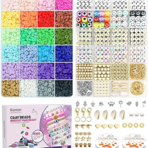 GIONLION Clay Beads Bracelet Making Kit