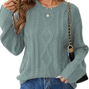 LIBSORGE Long Sleeve Pullover Sweater