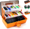 Large 3-Layer Tackle Box with Tackle Included