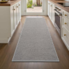 RESARE Kitchen Rugs, Non Slip Kitchen Mats for Floor, Absorbent Quick Dry Washable Kitchen Mats in Front of Sink, Hallway, Laundry, Kitchen Runner Rug(Grey, 17″x 59″)