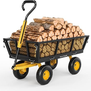MARS EXPLO Heavy Duty Steel Garden Cart