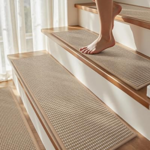 Peel and Stick Stair Treads for Wooden Steps Indoor