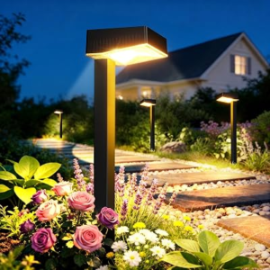 ELECLINK 8 Pack Solar Pathway Lights