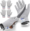 AMZFIRST 2 Pair Cut Resistant Gloves