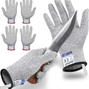 AMZFIRST 2 Pair Cut Resistant Gloves