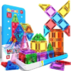 Goodtiles Mini Magnetic Tiles, Building Blocks Toys for 3+ Year Old Kids