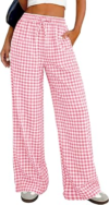 PRETTYGARDEN Women Gingham Pajama Pants