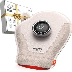 FED FITNESS Hand Massager with Heat and Compression