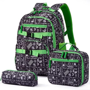 AMYTHE School Backpack 3-Piece Set