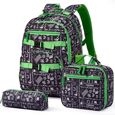 AMYTHE School Backpack 3-Piece Set