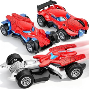 3 Pack Pull Back Cars: Toys for 3 4 5 6 7 8 9 10 11 12 Year Old Boys, Car Toys for Kids, Cool Car Toys, 3 4 5 6 7 8 9 10 11 12 Year Old Boy Birthday Gift, Halloween, Christmas