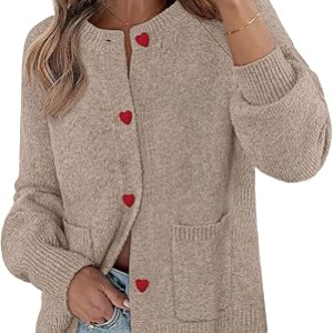 MEROKEETY Womens Cardigan Sweaters