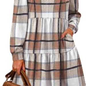 OFEEFAN Long Sleeve Dresses
