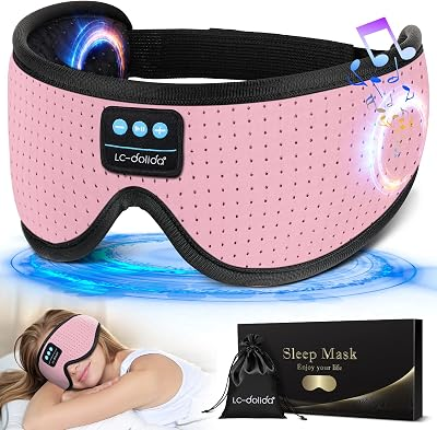 LC-DOLIDA White Noise Bluetooth Sleep Mask