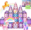 COODOO Magnetic Tiles Unicorn Toys
