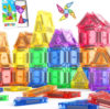 Magnetic Tiles Mini Travel Toddler Toys Magnetic Blocks Building for Kids