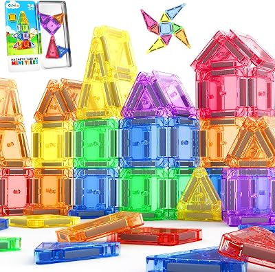 COODOO Magnetic Tiles Mini Travel Toddler Toys