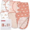 GLLQUEN BABY Cotton Baby Swaddles 3-Pack