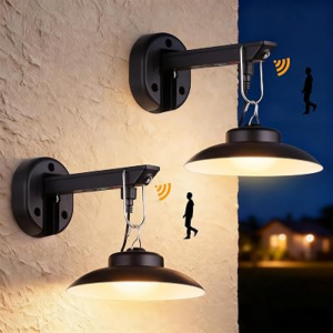 JOYOOWILD Solar Barn Lights Outdoor 2 Pack