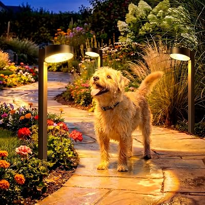 VOLISUN 12 Pack Solar Pathway Lights Outdoor