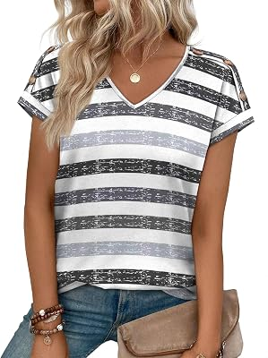 XIEERDUO V Neck Tops