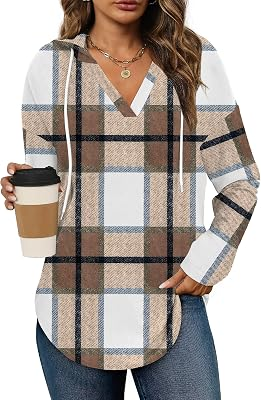 Graces Secret Womens Fall Long Sleeve Tops Soft Fleece Hoodie Sweatshirts