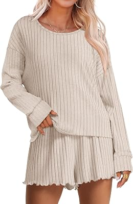 ANRABESS 2 Piece Lounge Pajama Sets