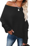 ANRABESS Off The Shoulder Sweater