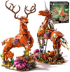 Creator 2-in-1 Magical Animal Unicorn & Deer Animals Toy Building Sets | 1367pcs Holiday gift Buildable botanicals unicorn toys room decorations Ages 8-12