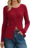Arach&Cloz Womens Cardigan Tops