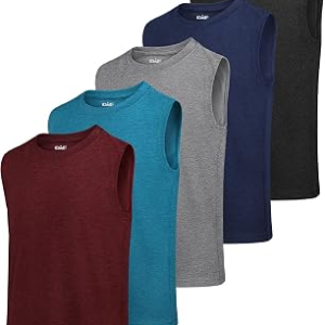 QWE 5 Pack Kids Tank Tops