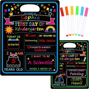 MERGUEZ First&Last Day School Sign Board