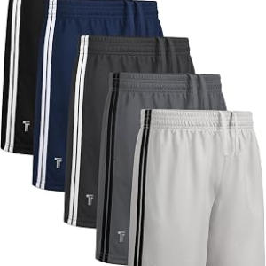 TULIARA 5 Pack Boys Mesh Shorts