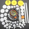 82Pcs Plastic Gears Set 0.5 Modulus DIY Robot Parts