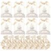 8 Pcs Beige Bridesmaid Proposal Gifts Bridesmaid Pear Hair Claw Clips Hair Scrunchies Bridal Shower Gifts Bachelorette Party Wedding Favors Present Hair Accessories for Women