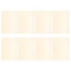 8pcs Blank Certificate Paper Inner Sheet for Graduation and Awards