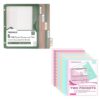 8Pcs discbound Divider with Full Pocket Binder 5 tab dividers
