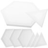 8pcs Hexagonal Triangle Oil Painting Boards for Artists DIY Decoration
