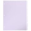 8pcs Lavender Pp Binder Dividers for Hardbound Planner and Notepad